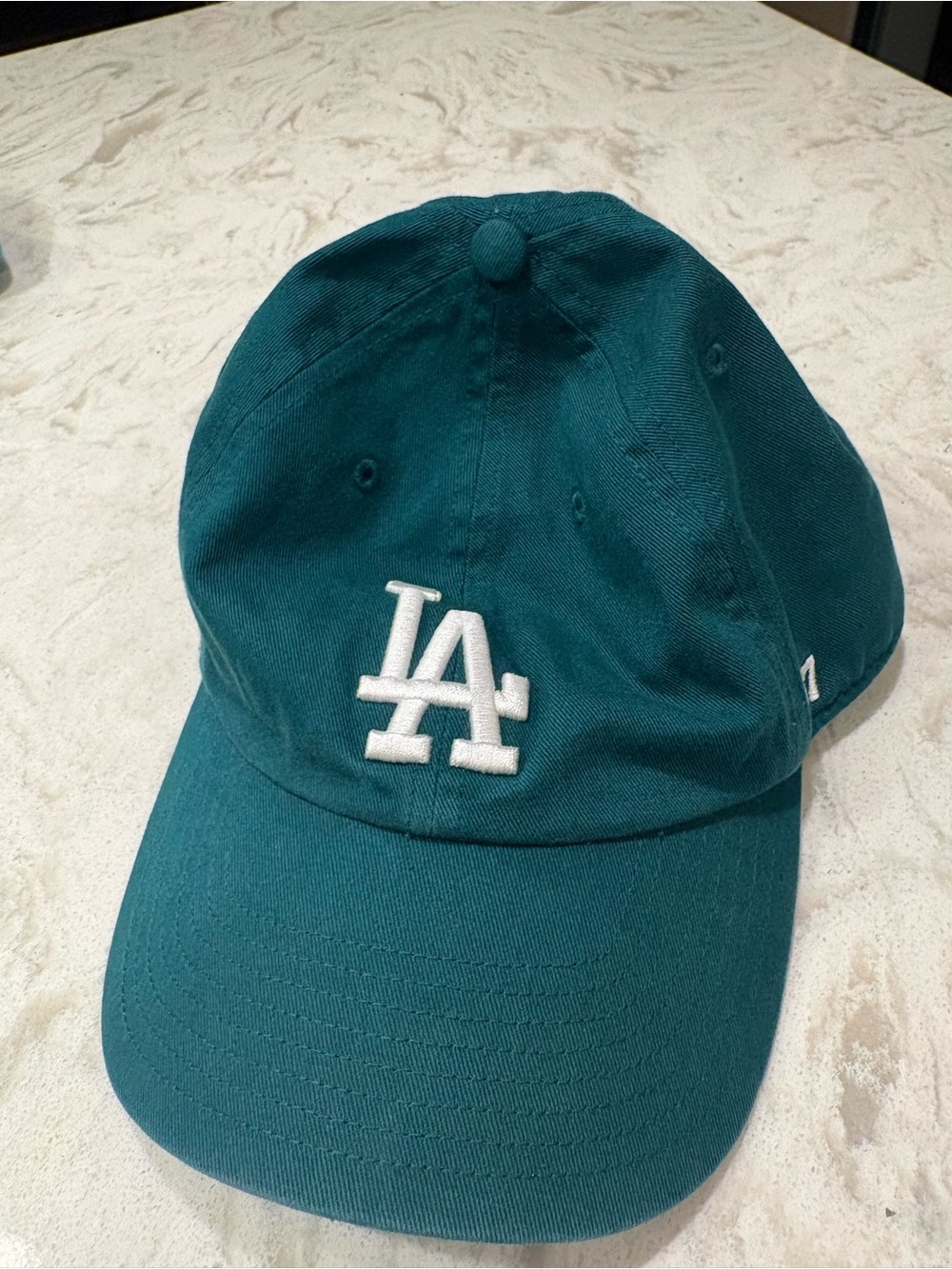 MLB Teal Los Angeles Dodgers Hat with White LA Emblem